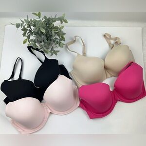 LAST CALL Victoria's Secret Black, Cream, and Pink Bras